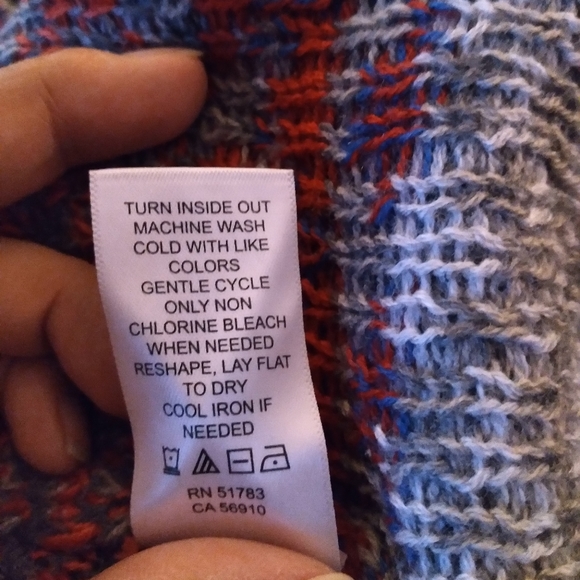 Trucloth Boho Open front Shawl collar cardigan, size XL - Picture 7 of 8